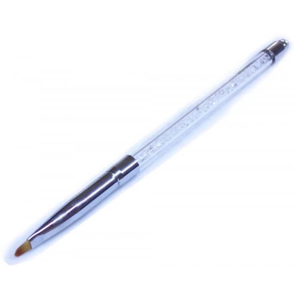 Gel brush  6 with rhinestone decoration