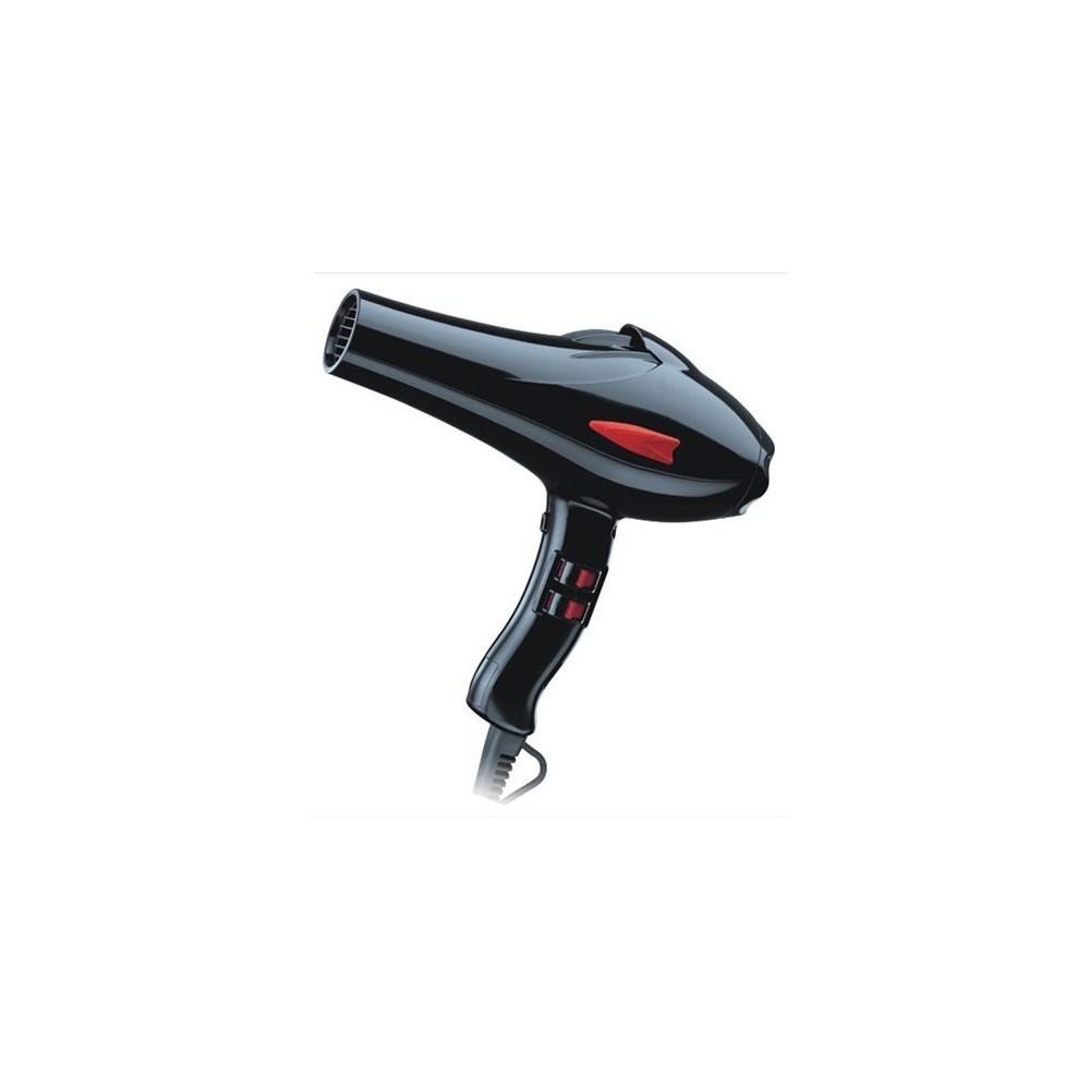 Professional hair dryer 2300 watt. Cool shot function. 2 speed level, 2 switches. Safety cut-off protection 2 diffusers