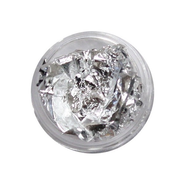 Silver gold leaf foil piece or set