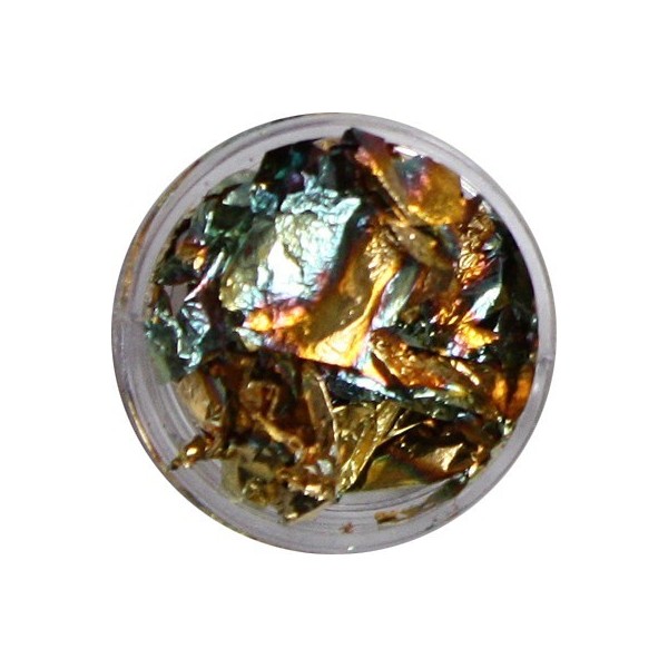 Silver gold leaf foil piece or set