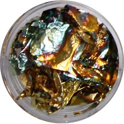 Silver gold leaf foil piece or set