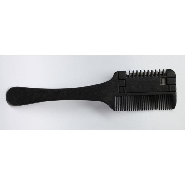 Hair comb with razor
