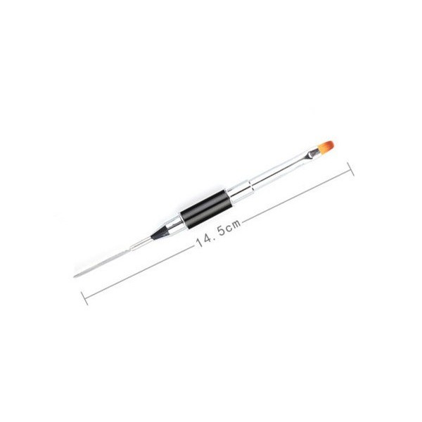 Nail brush for ombre