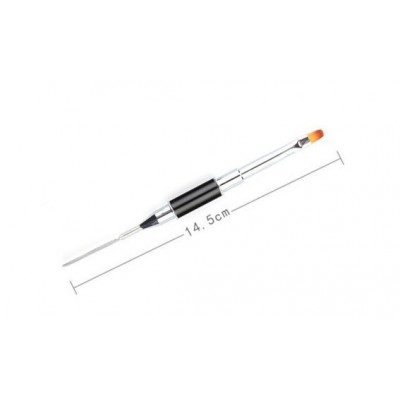 Nail brush for ombre