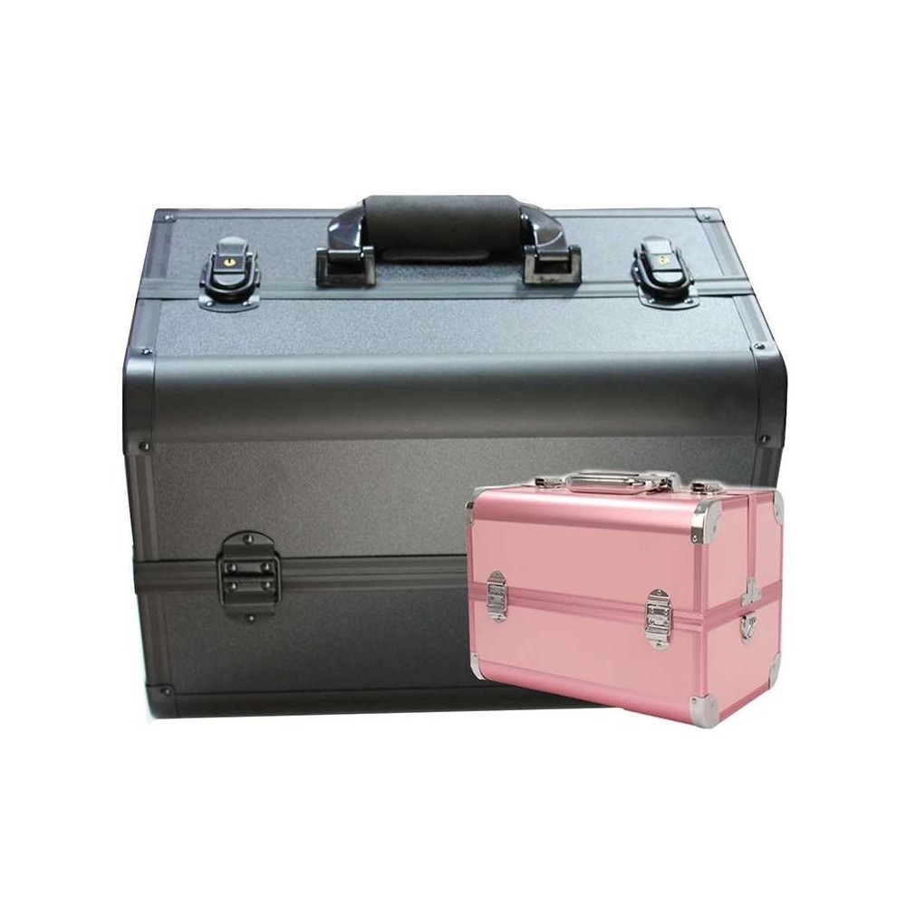 Beauty case PINK/SILVER