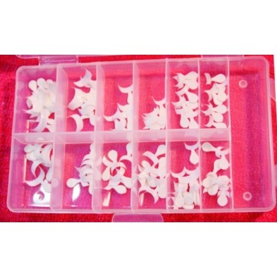 TIPS ΓΑΛΛΙΚΟΥ ΛΕΥΚΑ ΚΟΜΜΕΝΑ 120 σε κασετινα tipbox