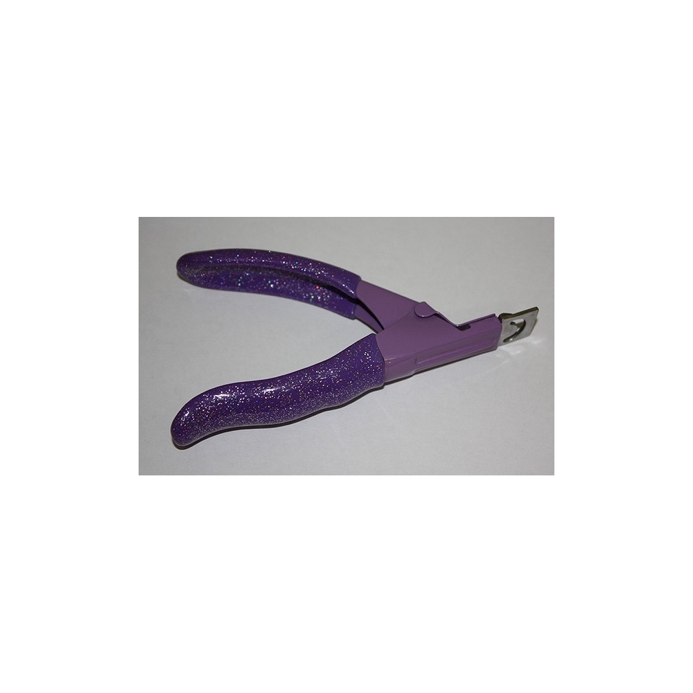 NAIL TIP CUTTER WITH GLITTER HANDLE