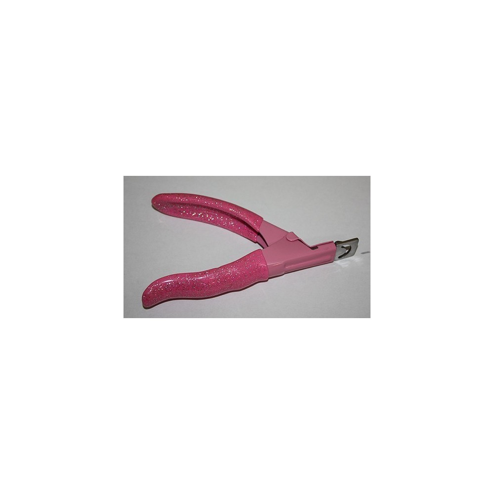 NAIL TIP CUTTER WITH GLITTER HANDLE