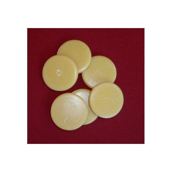 Single wax pads green/yellow